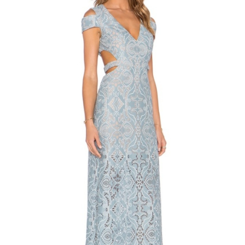 BCBGMaxAzria Ava CutoutGown Size 2 (fits a size 4)